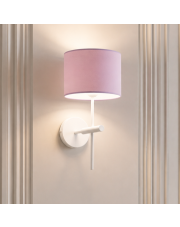 Dekoracyjna lampa ścienna dla dzieci PAFOS biało-fioletowy kinkiet LED