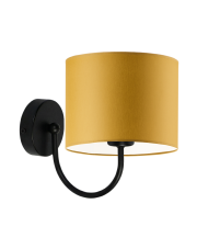 Kinkiet ścienny z abażurem LYON elegancka lampa ścienna do salonu i sypialni