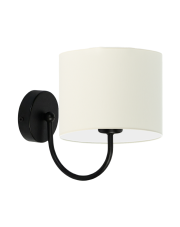 Kinkiet z abażurem do salonu LYON praktyczna lampa ścienna w wielu kolorach