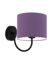 Nowoczesny kinkiet z abażurem LYON minimalistyczna lampa ścienna