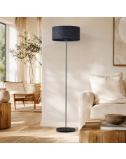 Lampa stojąca boho do nowoczesnych wnętrz WERONA BOHO w kolorze czarnym