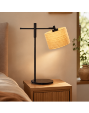 Boho lampka stołowa z regulowanym ramieniem SEATTLE BOHO