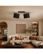 2-punktowa lampa sufitowa z regulacją CHILE BOHO w stylu boho