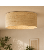 Ręcznie pleciona lampa rattanowa DUBAJ BOHO fi - 60 cm