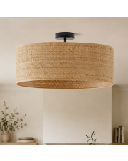Elegancka lampa sufitowa rattanowa w stylu japandi WENECJA BOHO fi - 60 cm