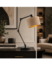 Designerska regulowana lampa stołowa ASMARA VELUR