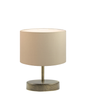 Minimalistyczna lampka nocna w kolorze starego złota AWINION VELUR