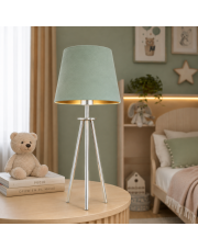 Lampa stołowa na trójnogu BERGEN VELUR do pokoju dziecka