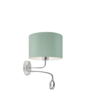 Designerska lampka ścienna z regulowanym panelem ledowym CAPRI VELUR