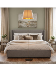 Lampa stojąca z abażurem do czytania FOGO VELUR