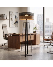 Elegancka lampa stojąca do salonu MOSS GOLD
