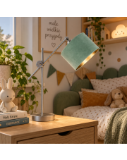 Stylowa lampka nocna do pokoju dziecka MALI VELUR 