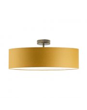 Nowoczesna lampa sufitowa LED do kuchni WENECJA fi - 60 cm - kolor musztardowy
