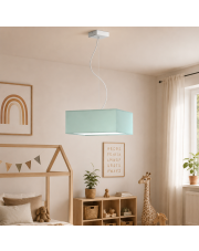Miętowa lampa wisząca dla dzieci SANGRIA - kolor miętowy