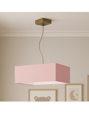 Różowa lampa wisząca do pokoju dziewczynki SANGRIA - kolor różowy