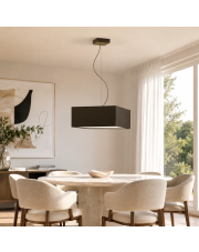 Brązowa lampa wisząca do kuchni SANGRIA - kolor brązowy