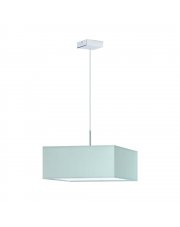 Miętowa lampa wisząca do salonu LED BOGOTA - kolor miętowy