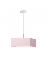 Różowa lampa wisząca do pokoju dziecka BOGOTA - kolor różowy