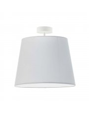 Nowoczesna lampa sufitowa nad stół w jadalni KAIR - kolor jasny szary