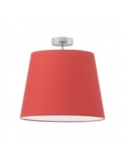 Czerwona lampa sufitowa do salonu KAIR - kolor czerwony