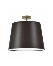 Brązowa lampa sufitowa nad wyspę kuchenną KAIR - kolor brązowy