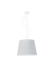 Jasnoszara lampa wisząca do pokoju dziennego TUNIS - kolor jasny szary