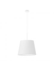 Biała lampa wisząca do salonu SARI w nowoczesnym stylu - kolor biały
