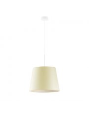 Kremowa lampa wisząca do sypialni regulowana SARI - kolor ecru