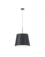 Czarna lampa wisząca do jadalni SARI - kolor czarny