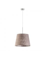 Designerska lampa wisząca nad wyspę kuchenną SARI - kolor szary melanż (tzw. beton)