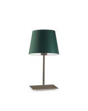 Lampa stołowa nocna biurkowa GENUA zieleń butelkowa