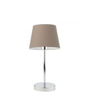 Lampka nocna na biurko lampa biurkowa nocna LED E27 beżowa SIENA