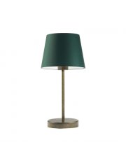 Lampka nocna biurkowa stołowa zieleń butelkowa SIENA