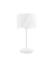 Biała lampa stołowa do sypialni WUHU 