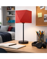 Czerwona lampka nocna dla dzieci WUHU lampka stołowa do pokoju dziecięcego