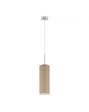 Nowoczesna lampa sufitowa tuba w kolorze beżowym ELBA