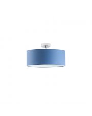 Niebieska lampa sufitowa do pokoju dziecięcego WENECJA fi - 30 cm