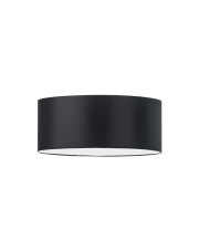 Czarny plafon do salonu DUBAJ fi - 30 cm