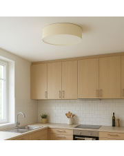 Kremowa lampa sufitowa do salonu DUBAJ fi - 50 cm