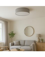 Szara lampa sufitowa w stylu skandynawskim DUBAJ fi - 50 cm