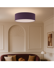 Fioletowa lampa sufitowa LED DUBAJ fi - 60 cm