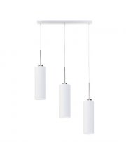Biała potrójna lampa wisząca nad stół BORNEO