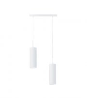 Lampa wisząca podwójna biała MADERA