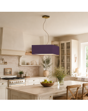 Fioletowa lampa wisząca do pokoju dziennego SANGRIA - kolor fioletowy