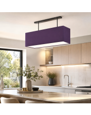 Designerski podłużny plafon LED do jadalni KORFU