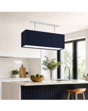 Nowoczesna lampa do kuchni sufitowa KORFU podłużna 2xE27