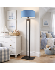 Lampa podłogowa dziecięca KALIFORNIA z niebieskim abażurem