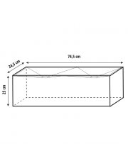 Abażur PROSTOKĄT 74,5 x 25 x 24,5