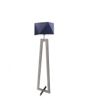 Lampa stojąca drewniana do sypialni BAKU