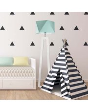 Designerska lampa podłogowa z drewna BAKU